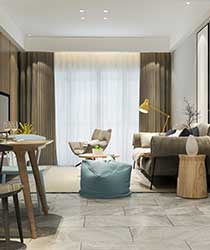 Living room concept in a DRA Richburg apartment